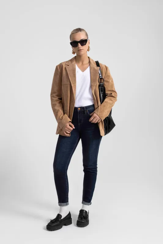 Cecilia Mid Rise Skinny Jeans Night Breeze made by Jag Jeans