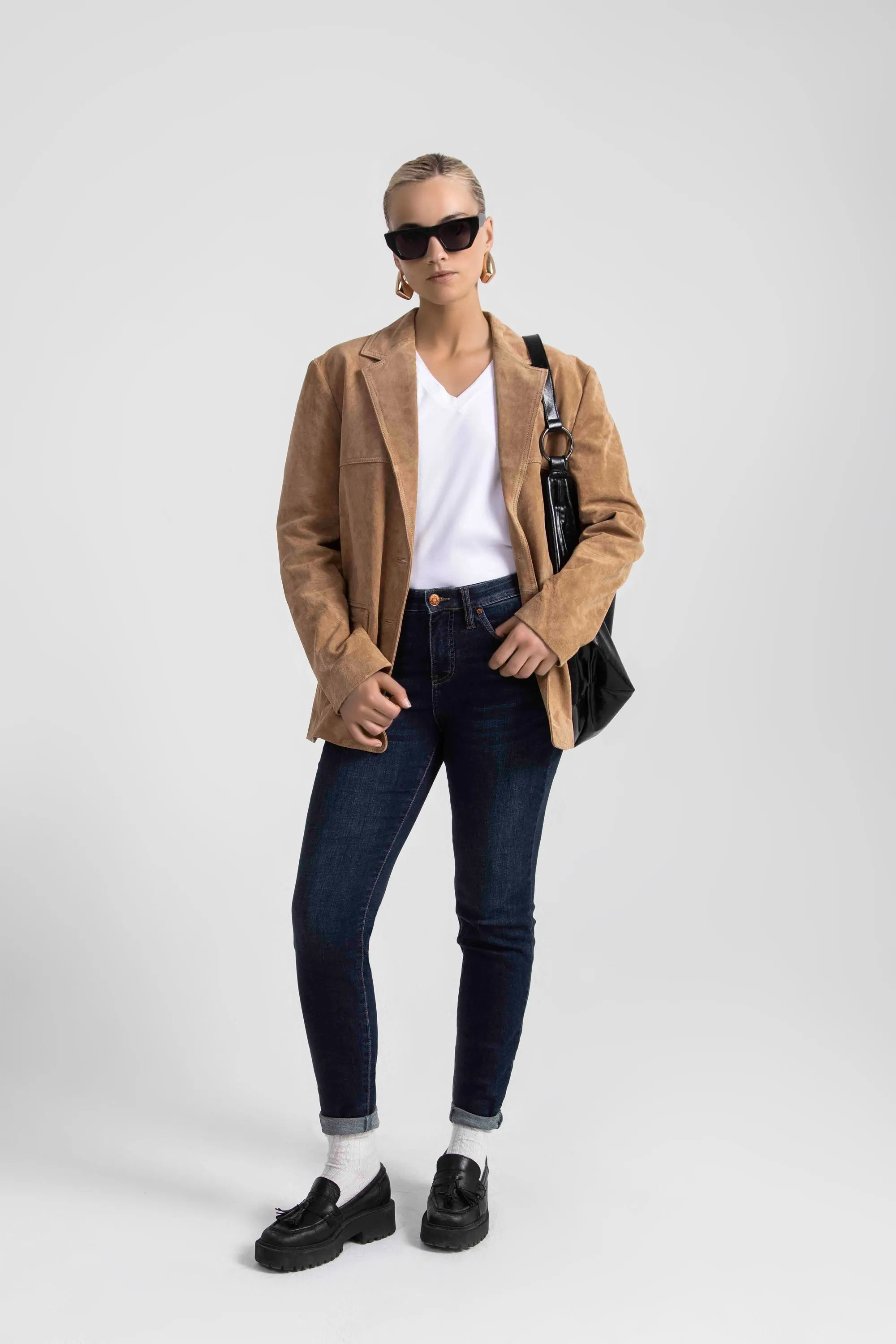 Cecilia Mid Rise Skinny Jeans Night Breeze sold by Jag Jeans