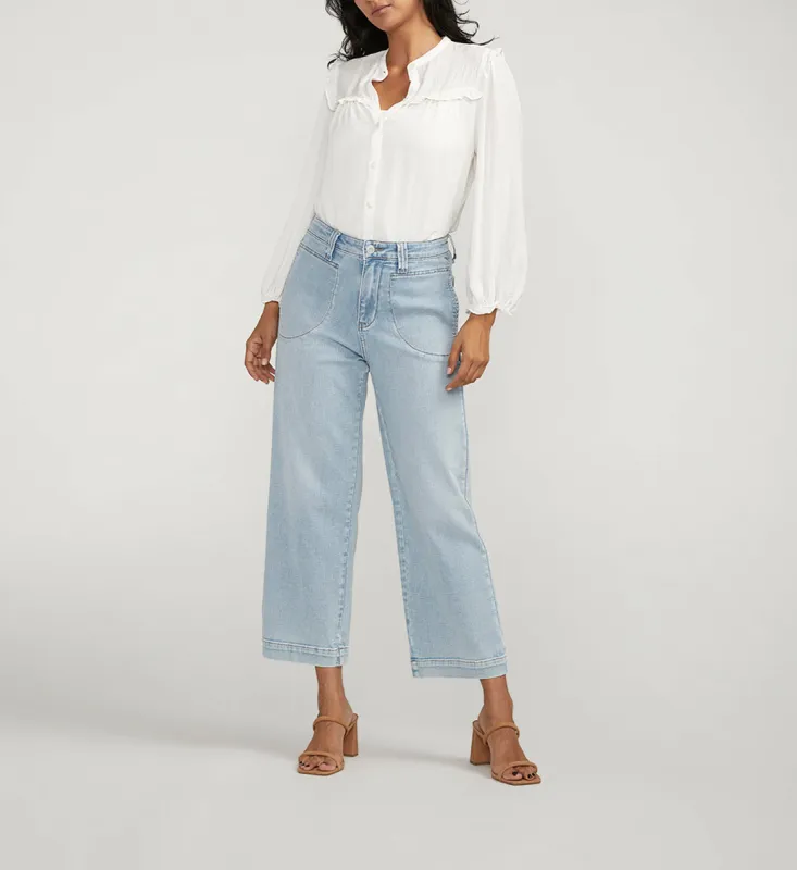 Sophia High Rise Wide Leg Cropped Jeans sold by Jag Jeans