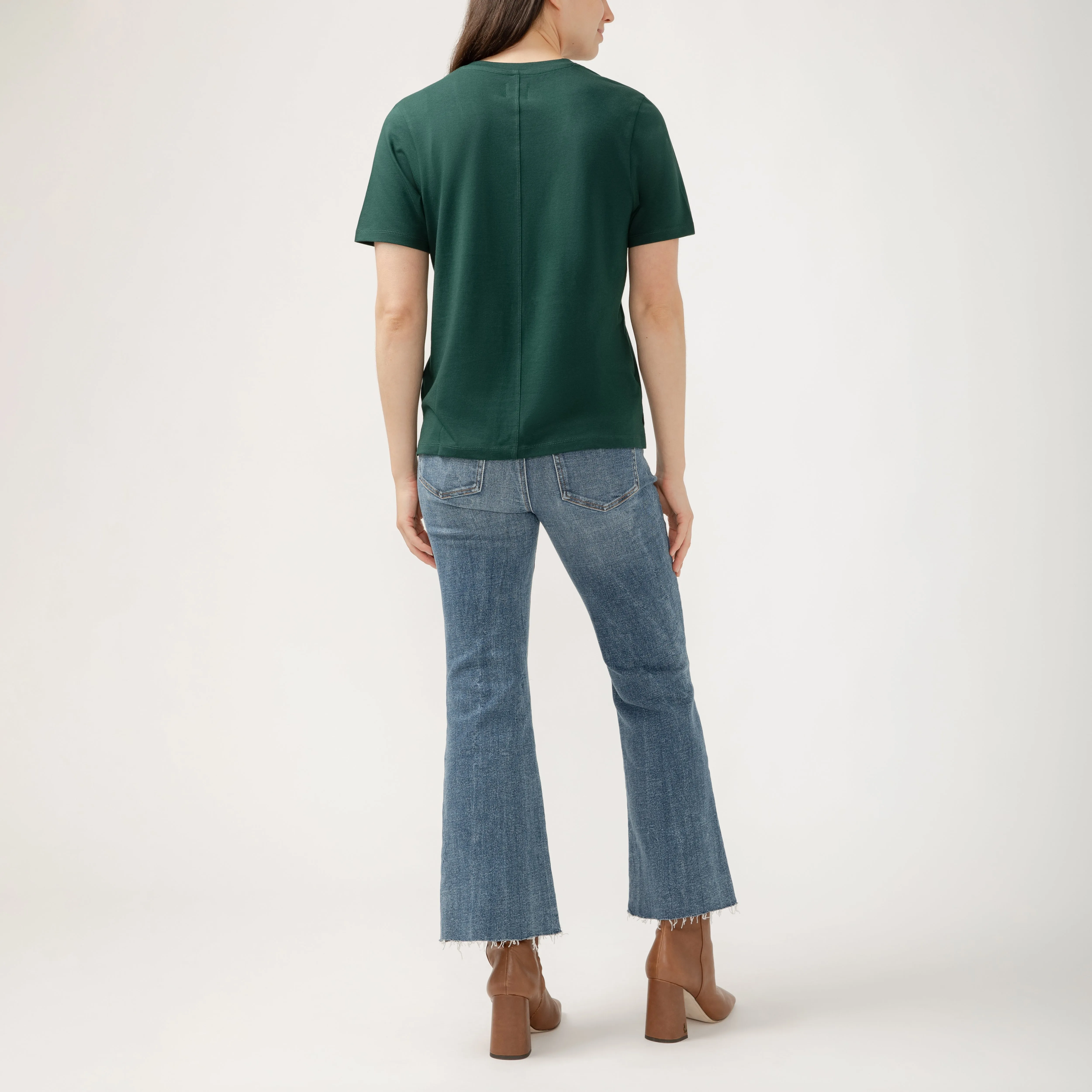 Drapey Luxe V-Neck Tee Ponderosa Pine sold by Jag Jeans product image thumbnail 2
