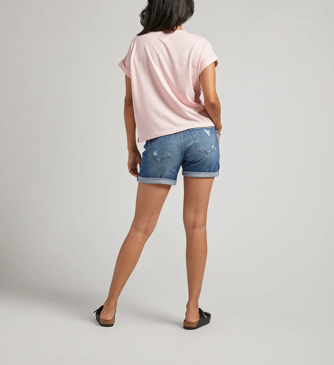 Drapey Luxe Tee Pink sold by Jag Jeans product image thumbnail 2