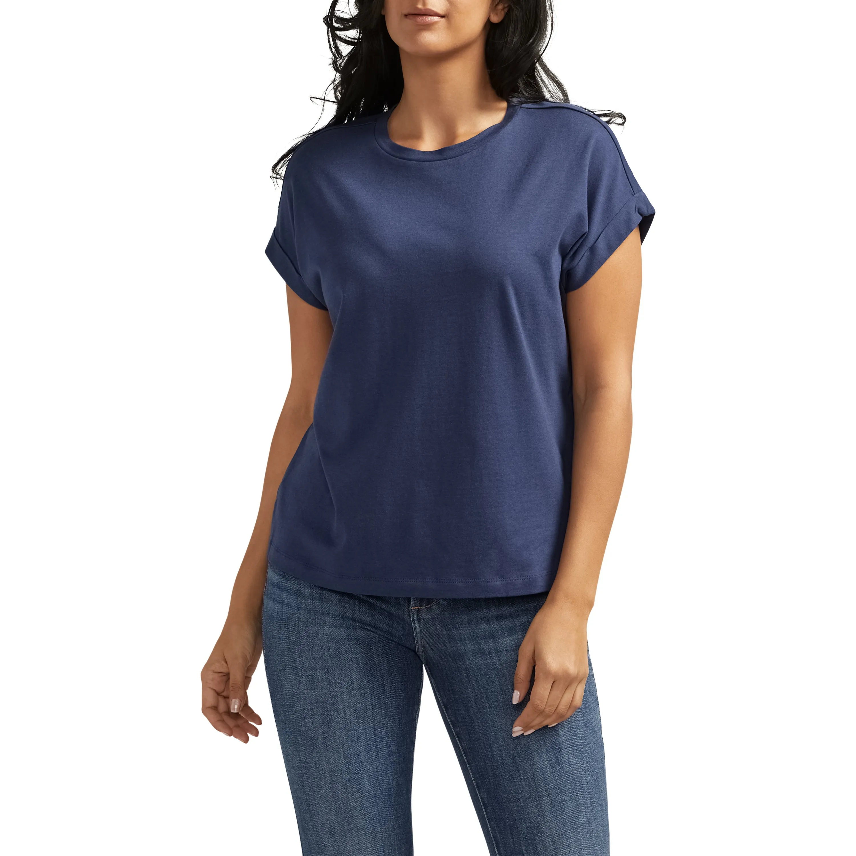 Drapey Luxe Tee Naval Academy sold by Jag Jeans