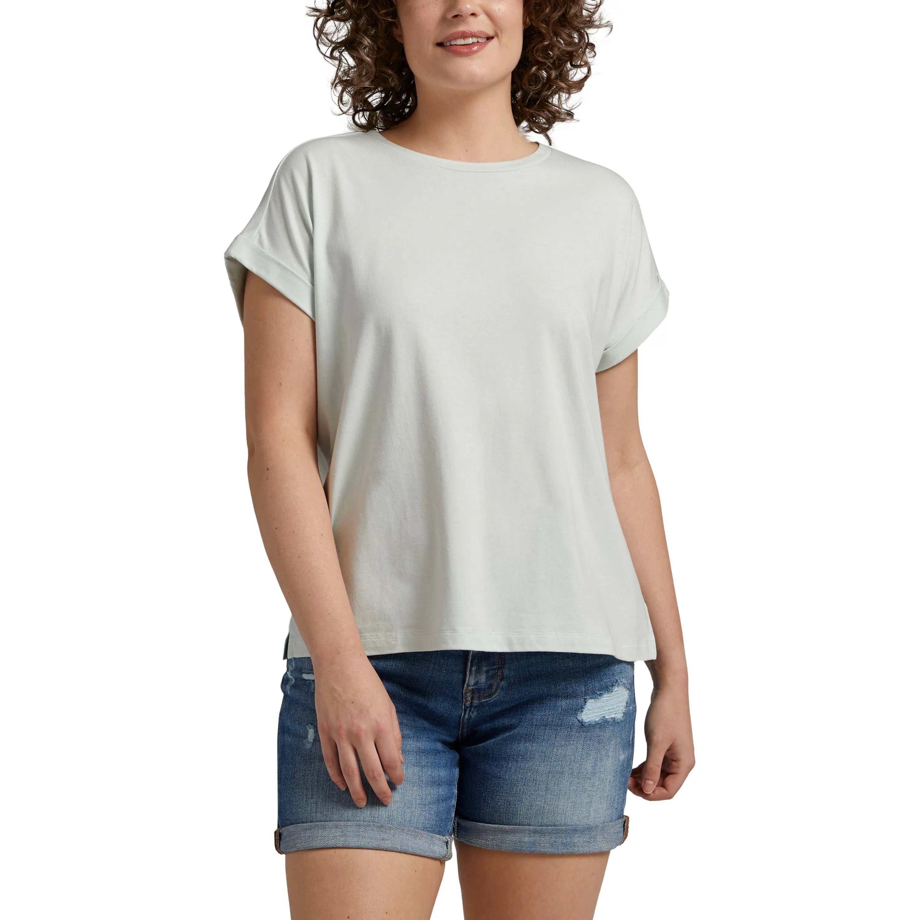 Drapey Luxe Tee Mint sold by Jag Jeans