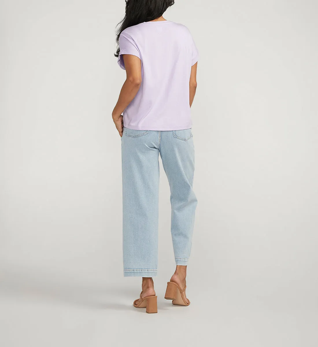 Drapey Luxe Tee Lavender sold by Jag Jeans product image thumbnail 4