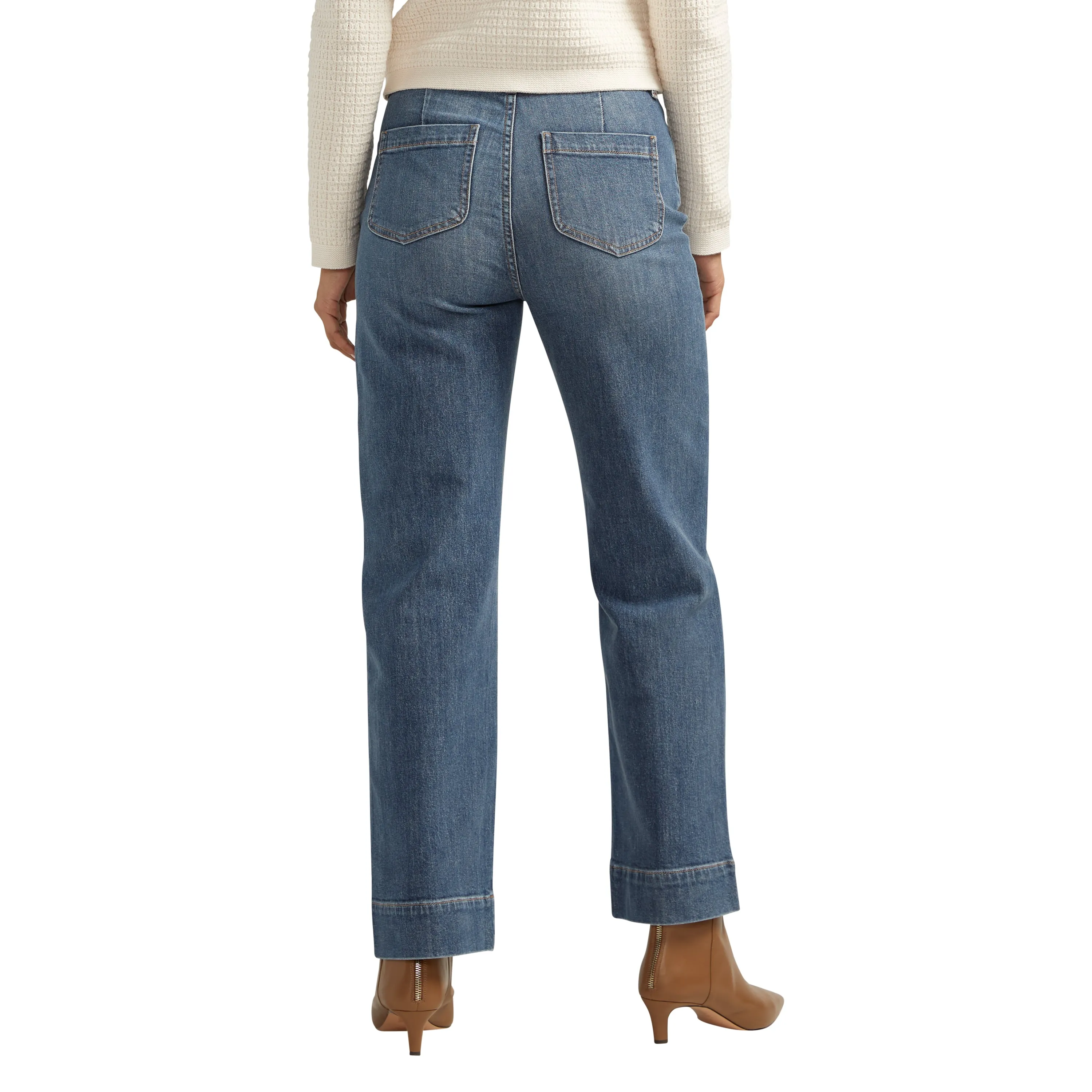 Sophia High Rise Wide Leg Jeans Eiffel Blue sold by Jag Jeans product image thumbnail 2