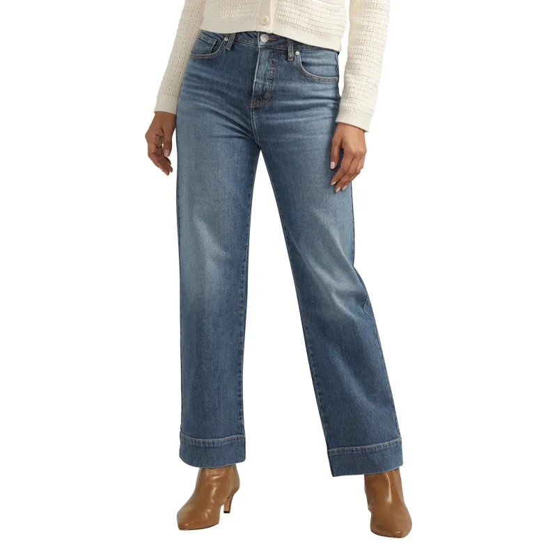 Sophia High Rise Wide Leg Jeans Eiffel Blue sold by Jag Jeans