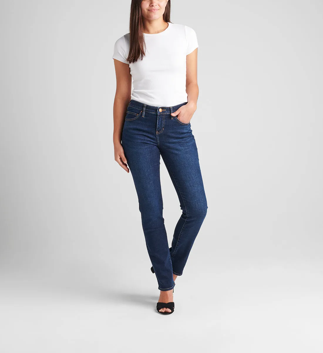 Ruby Mid Rise Straight Leg Jeans Night Breeze sold by Jag Jeans
