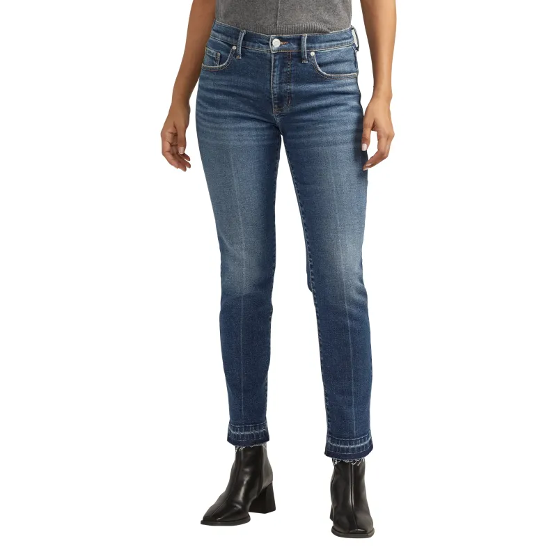 Cassie Mid Rise Slim Straight Leg Jeans Chateau Blue sold by Jag Jeans