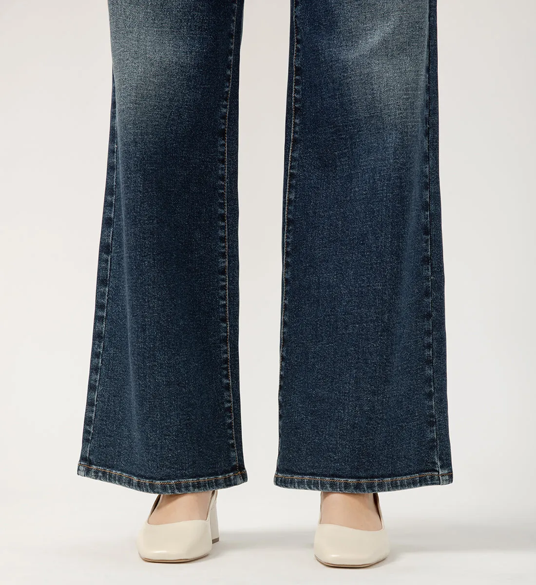 Willow Mid Rise Wide Leg Jeans Victoria Blue sold by Jag Jeans product image thumbnail 4