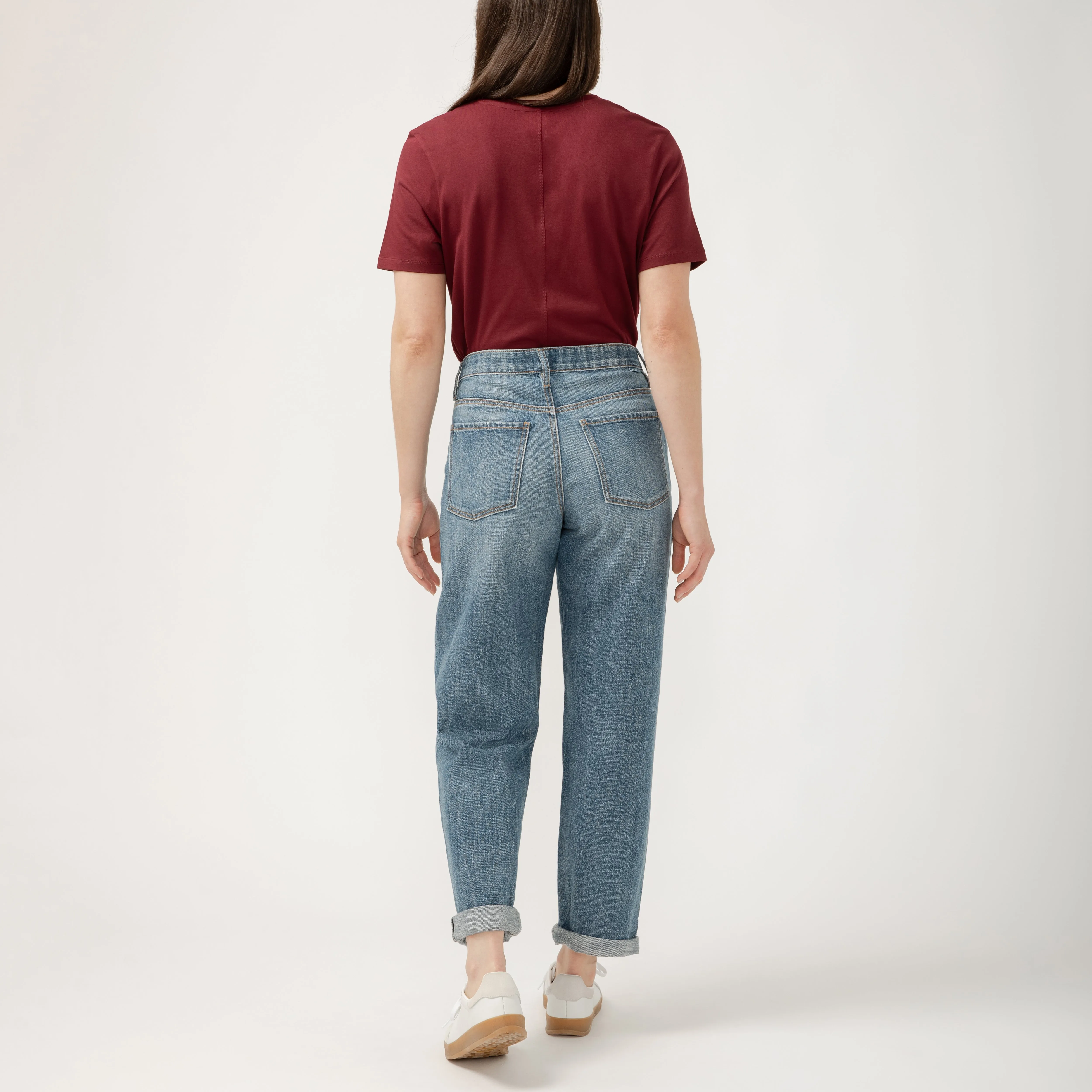 Lucie Mid Rise Boyfriend Jeans Orsay Blue sold by Jag Jeans product image thumbnail 3