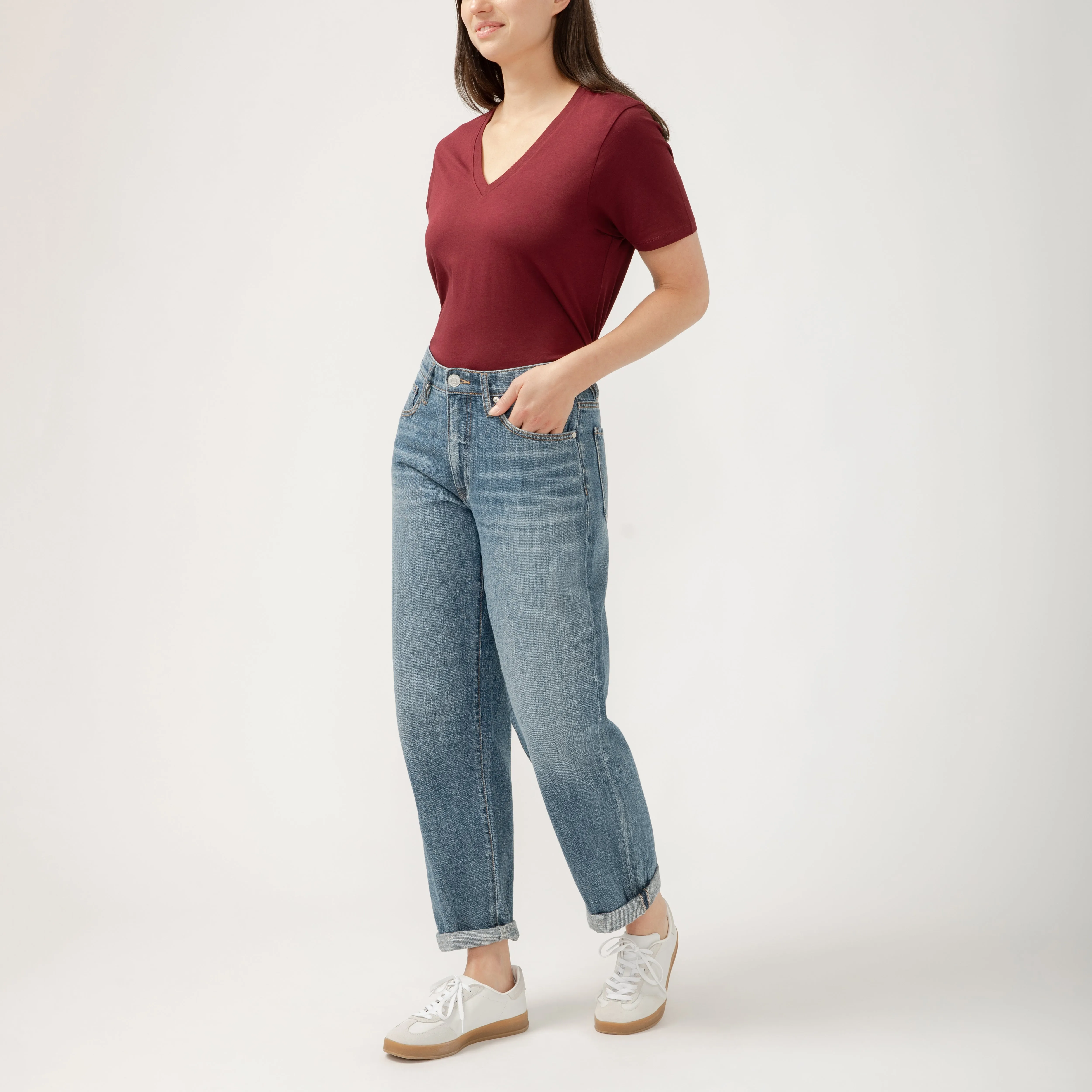 Lucie Mid Rise Boyfriend Jeans Orsay Blue sold by Jag Jeans product image thumbnail 2