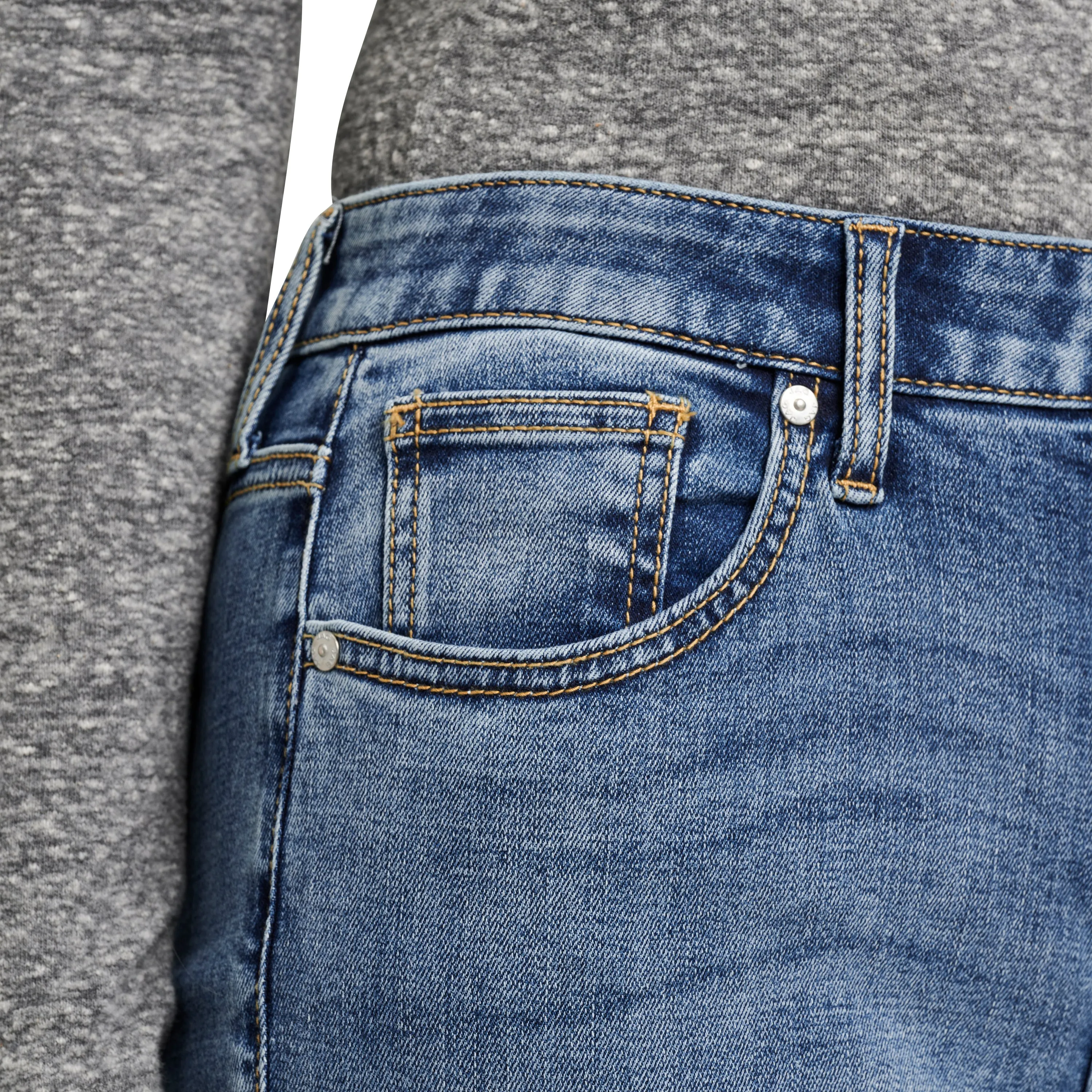 Carter Mid Rise Girlfriend Jeans Mid Vintage sold by Jag Jeans product image thumbnail 4