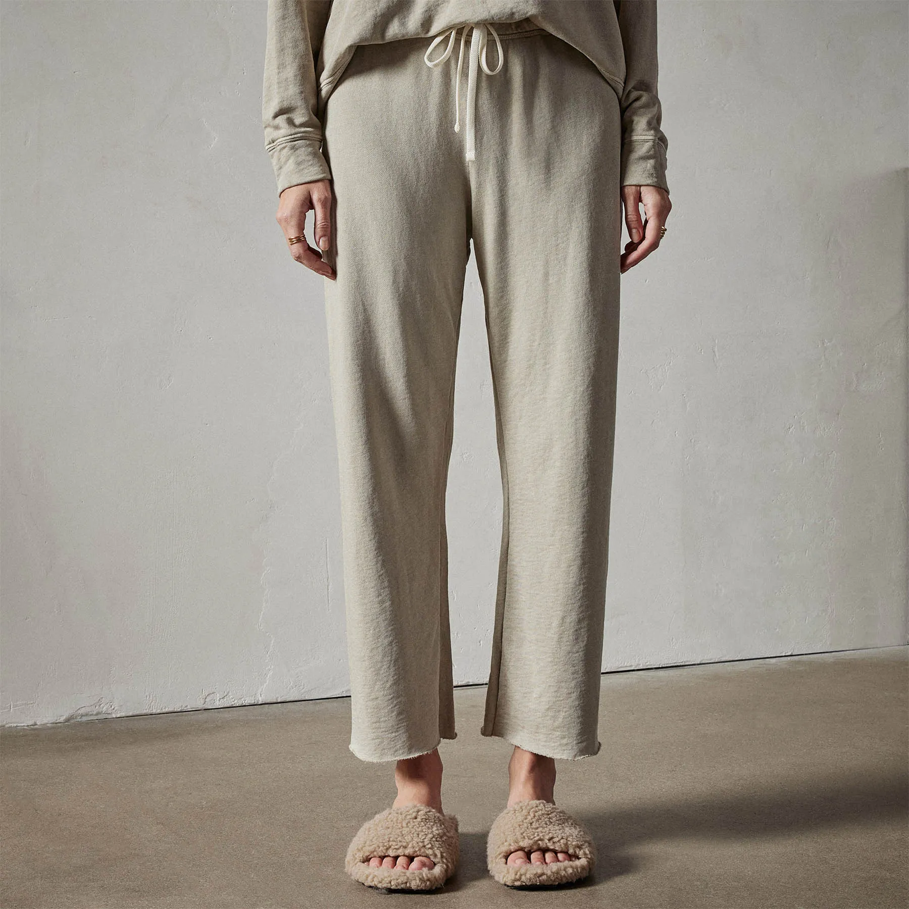 Vintage French Terry Cutoff Sweatpant - String Pigment sold by James Perse product image thumbnail 3