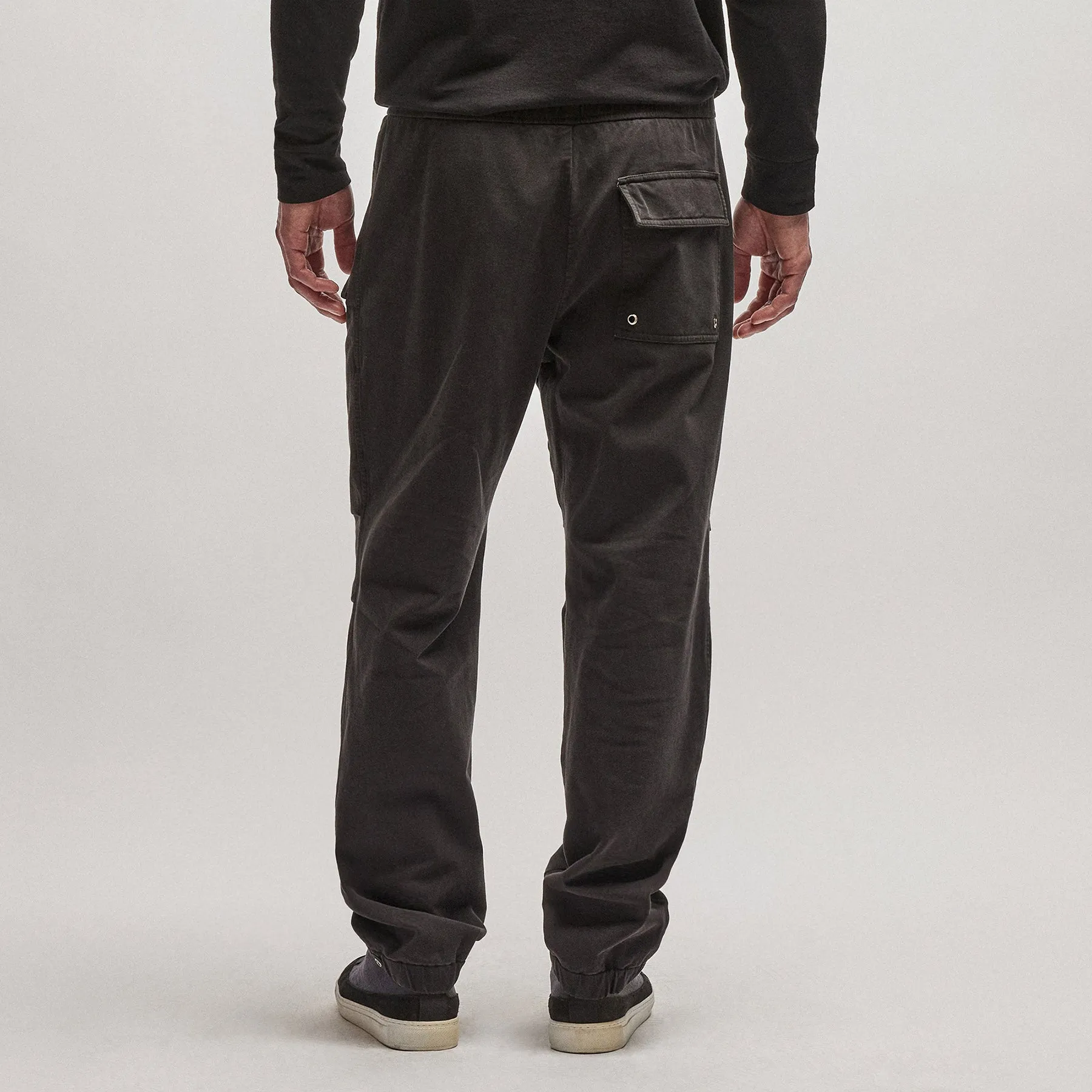 Cotton Terry Flight Pant - Black sold by James Perse product image thumbnail 3