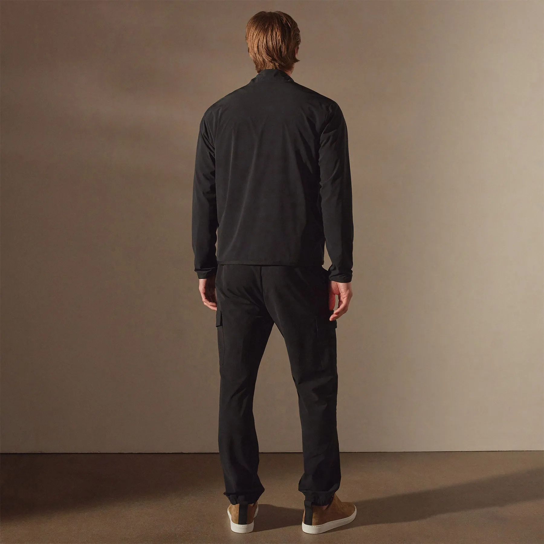 Mesh Line Zip Up Sport Jacket - Black sold by James Perse product image thumbnail 4