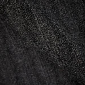 Ribbed Cashmere Cardigan - Black sold by James Perse