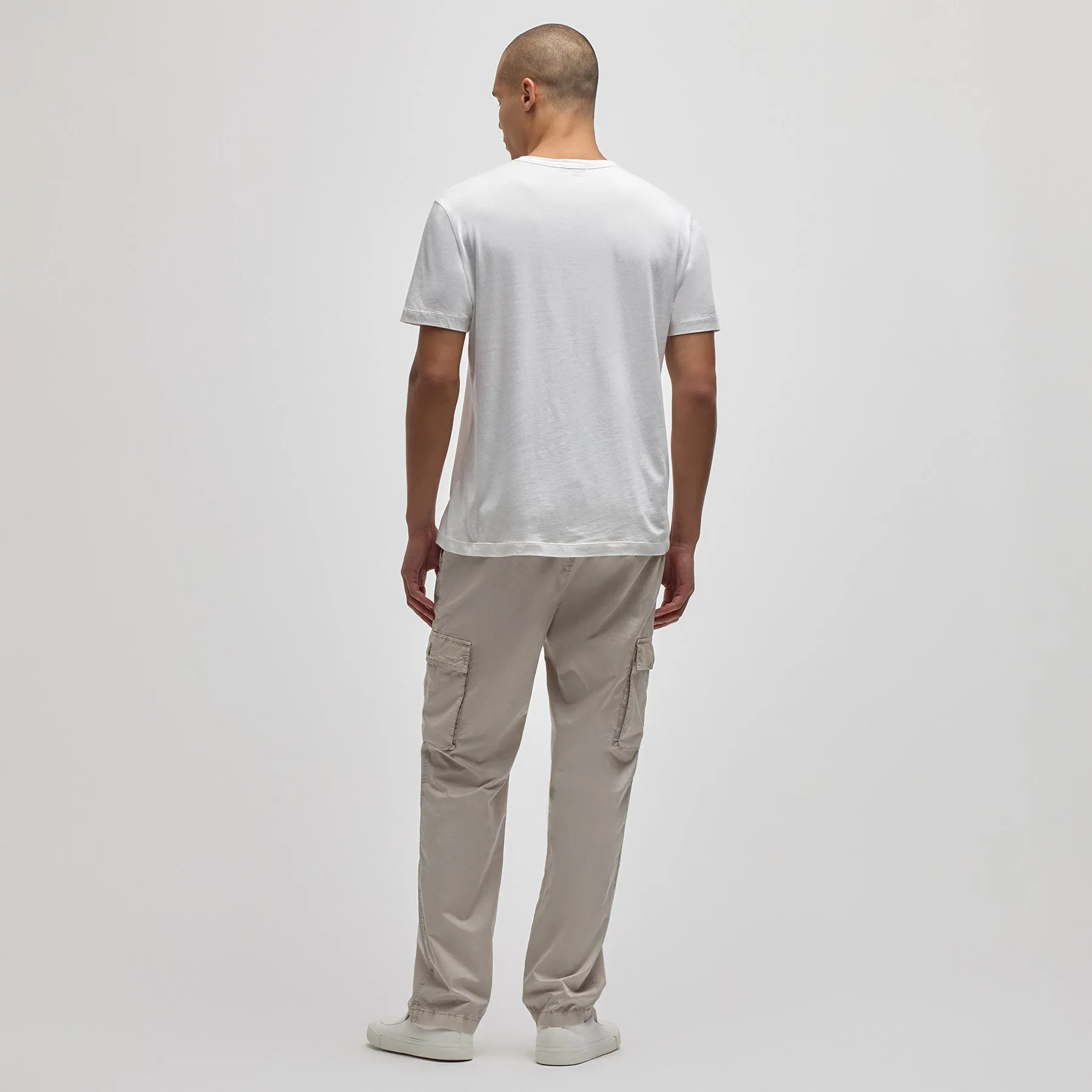 Brushed Lotus Crew - White sold by James Perse product image thumbnail 4