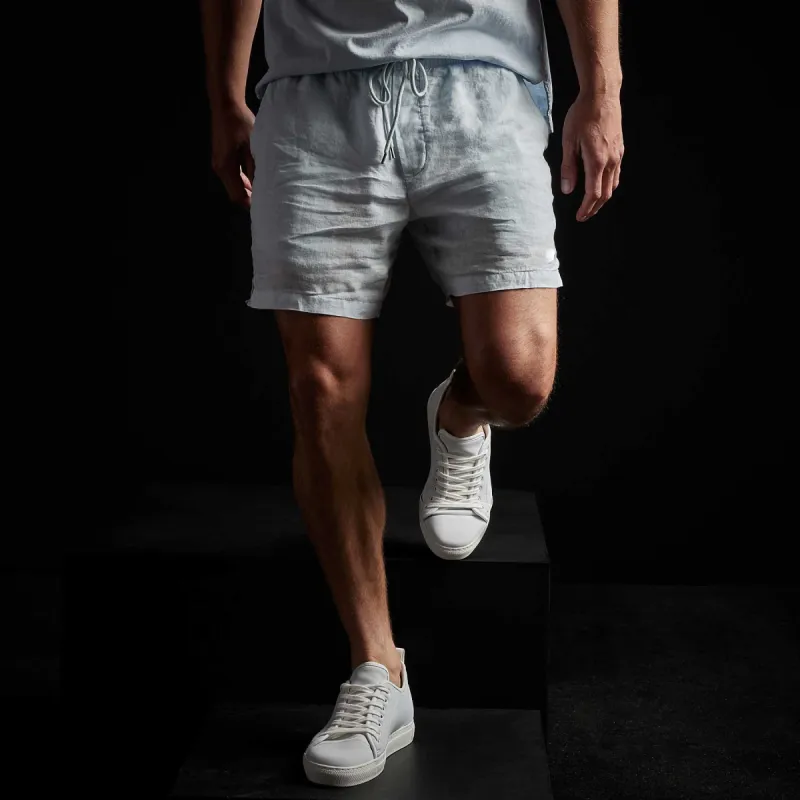 Lightweight Linen Short - Memory Pigment sold by James Perse