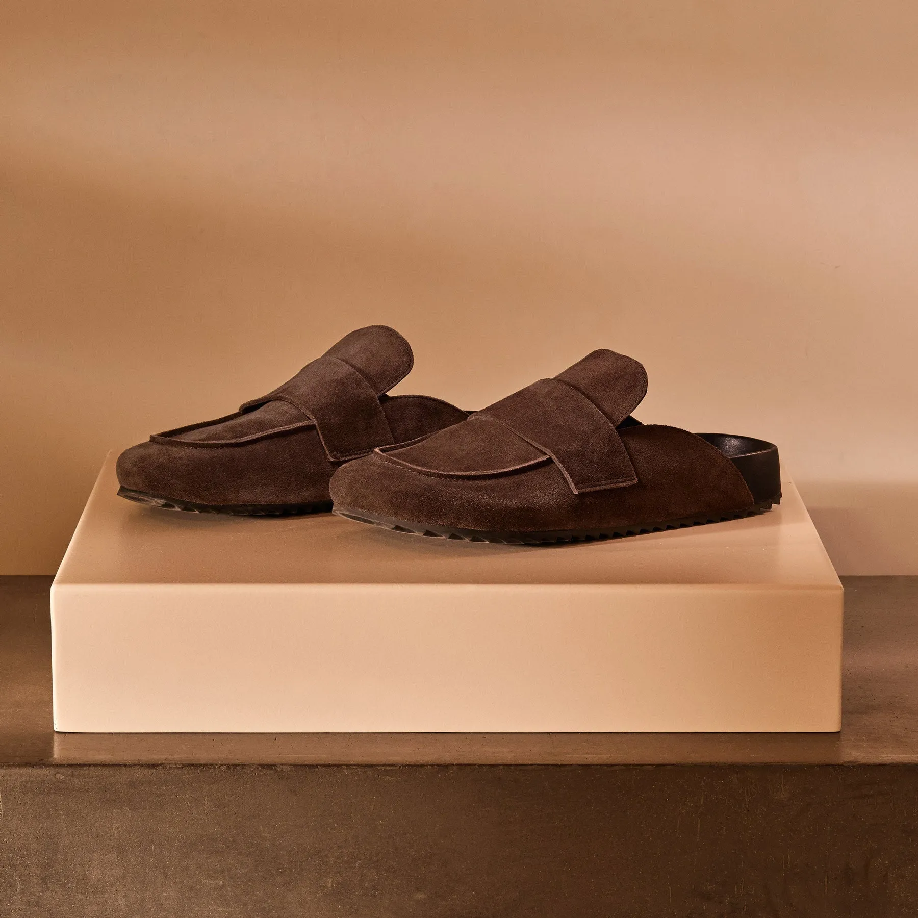 Women's Suede Slip On Loafer - Cafe sold by James Perse