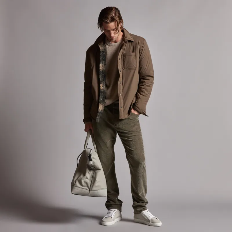 5 Pocket Corduroy Pant - Army Green Pigment sold by James Perse