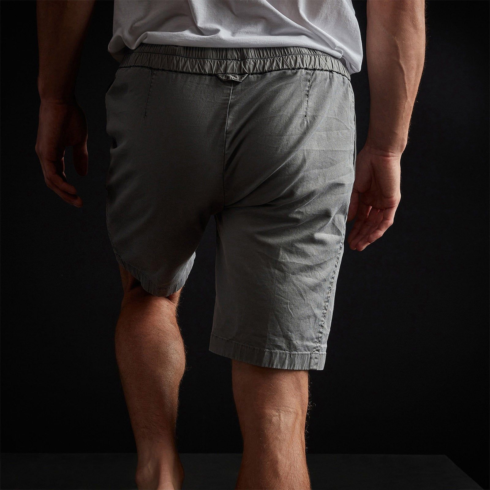 Stretch Canvas Work Short - Silver Grey Pigment sold by James Perse product image thumbnail 2