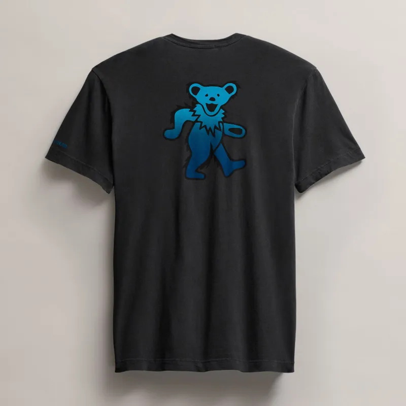 Men's Grateful Dead Dancing Bear Short Sleeve Tee - Carbon Pigment made by James Perse