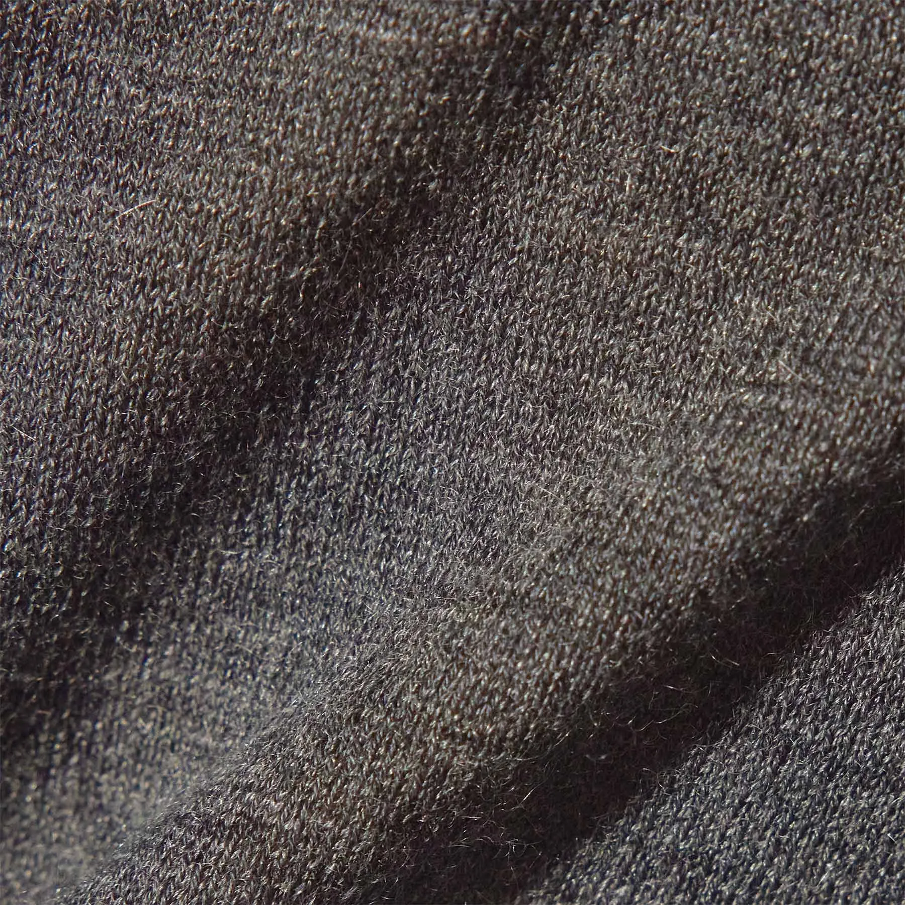 Lightweight Fine Gauge Cashmere Polo - Charcoal sold by James Perse product image thumbnail 5
