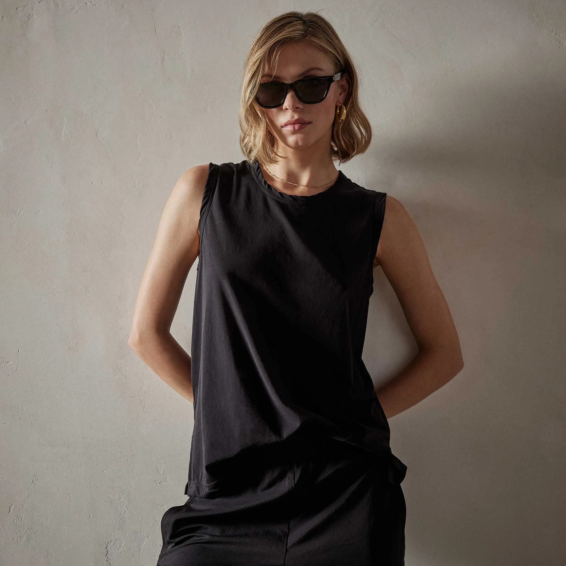 Cove Tank - Black sold by James Perse product image thumbnail 3