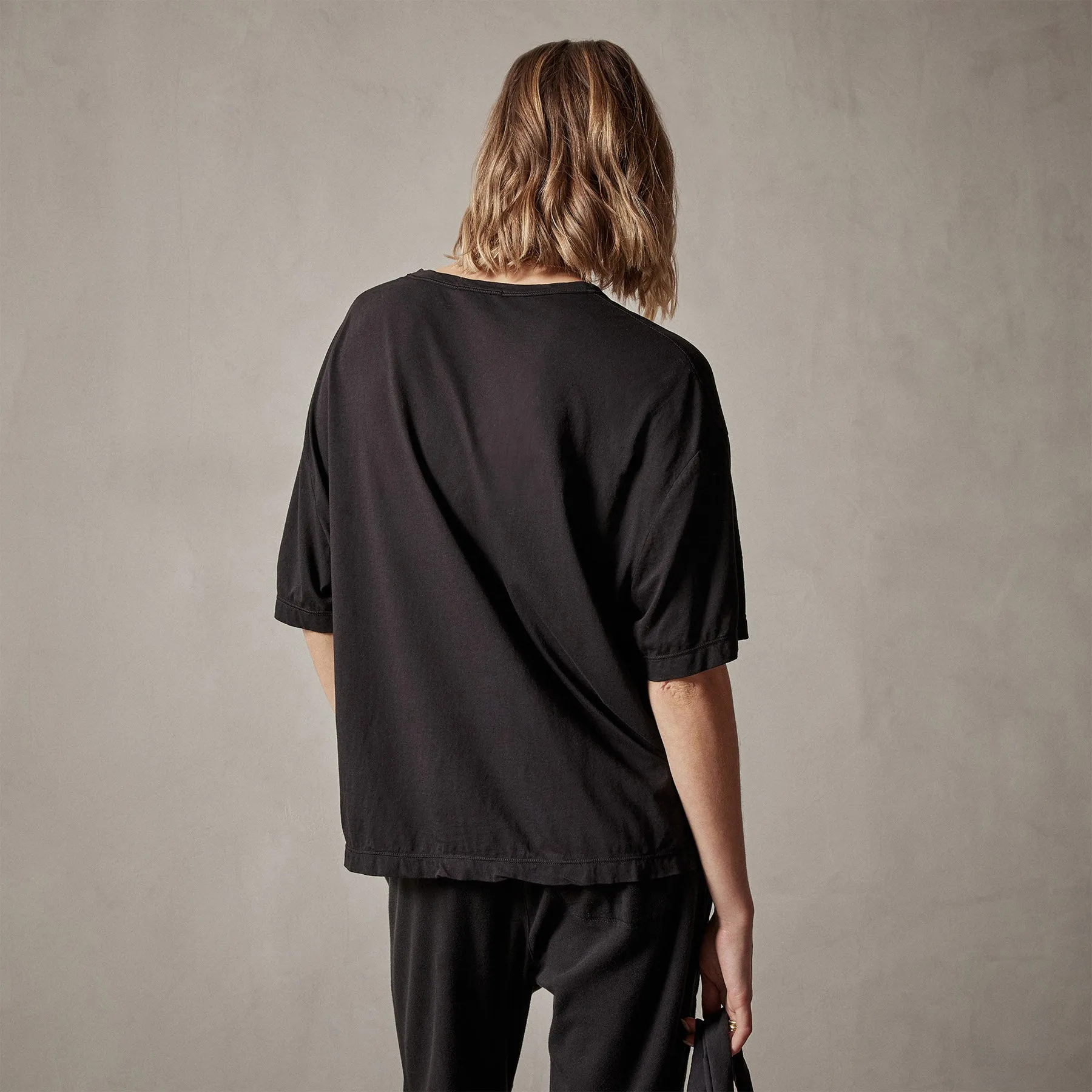 Oversized Boxy Tee - Black sold by James Perse product image thumbnail 5