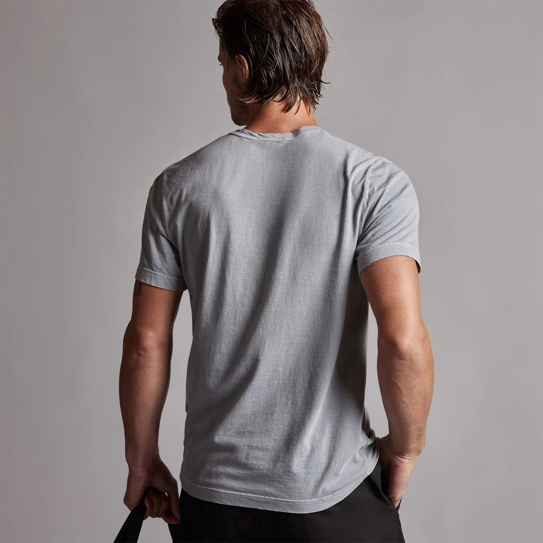 Short Sleeve Crew Neck - Breeze Pigment sold by James Perse product image thumbnail 4