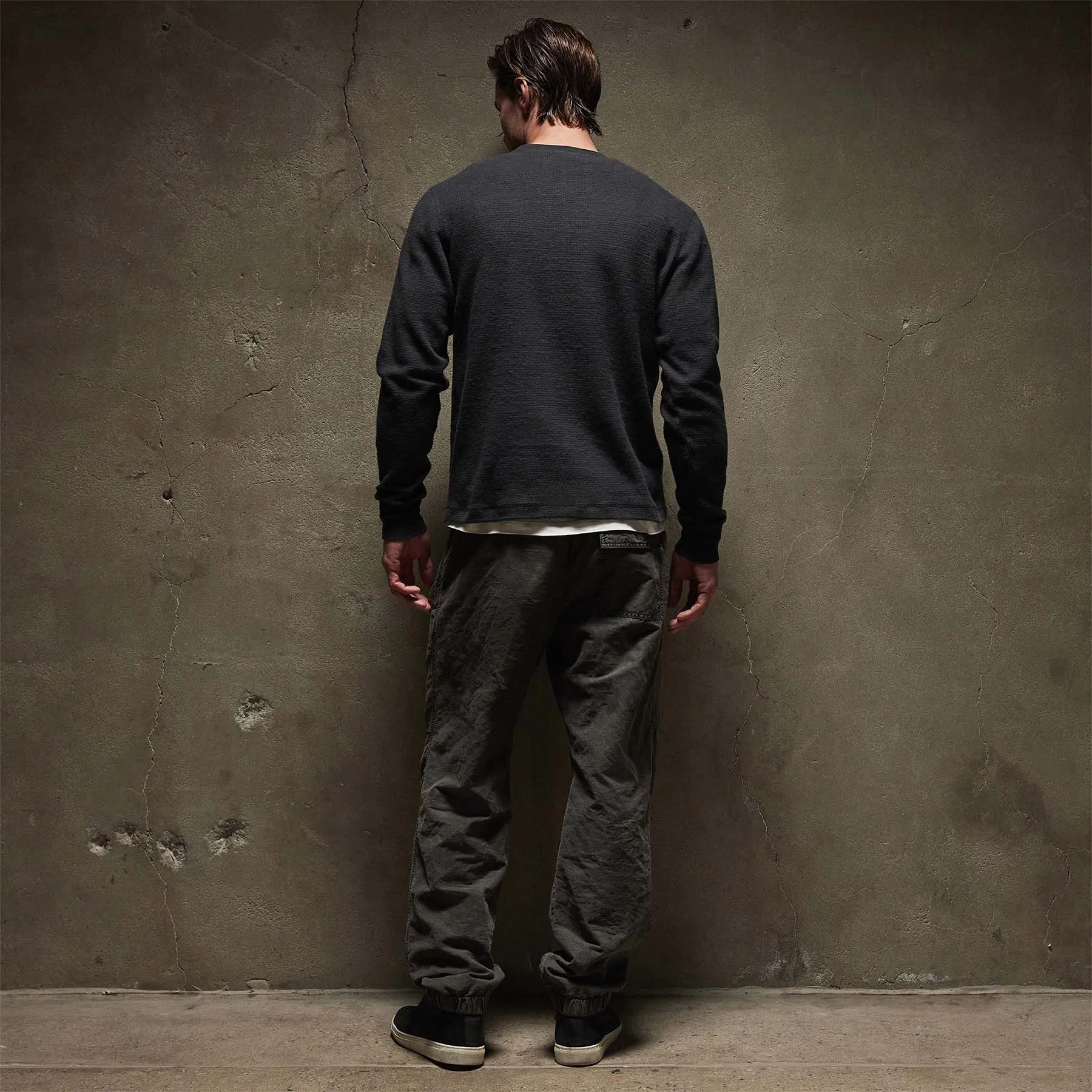 Thermal Knit Henley - Magma sold by James Perse product image thumbnail 4