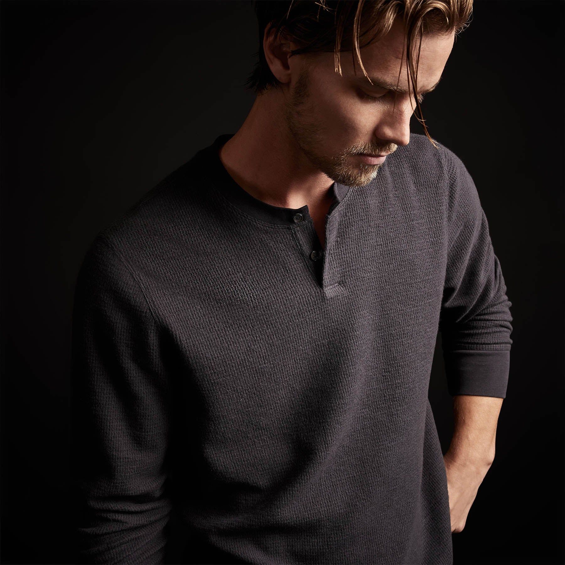 Alpine Thermal Henley - Magma sold by James Perse product image thumbnail 4