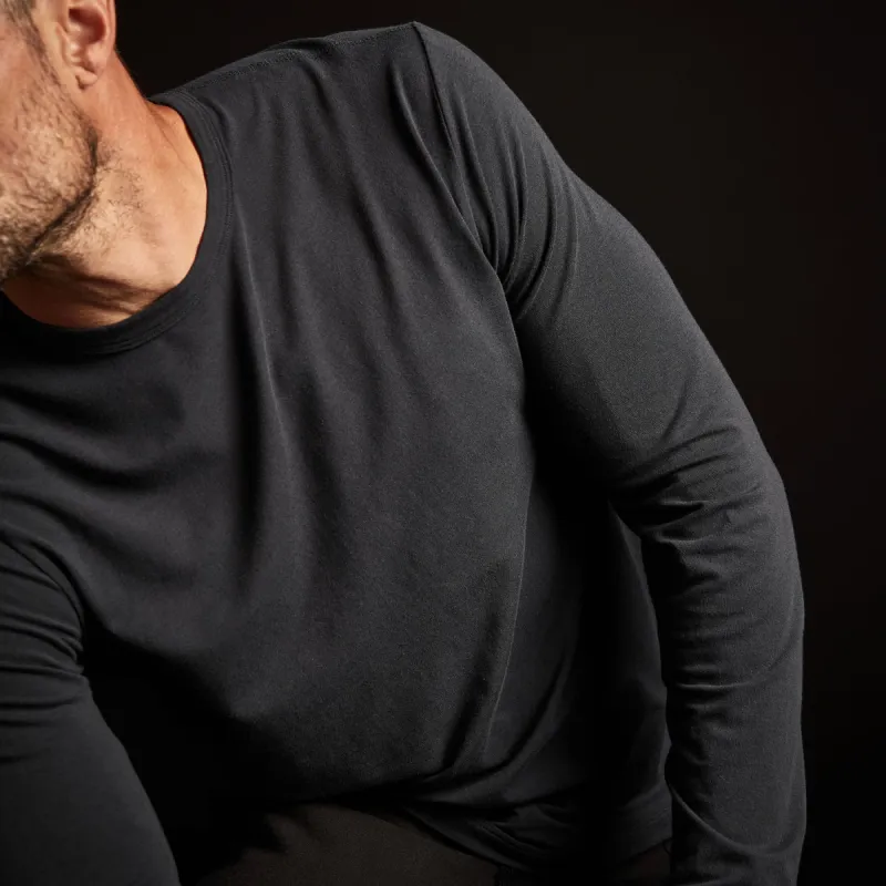 Elevated Lotus Jersey Lounge Crew - French Navy sold by James Perse