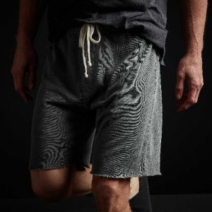 Vintage French Terry Contrast Waist Short - Jungle Pigment sold by James Perse