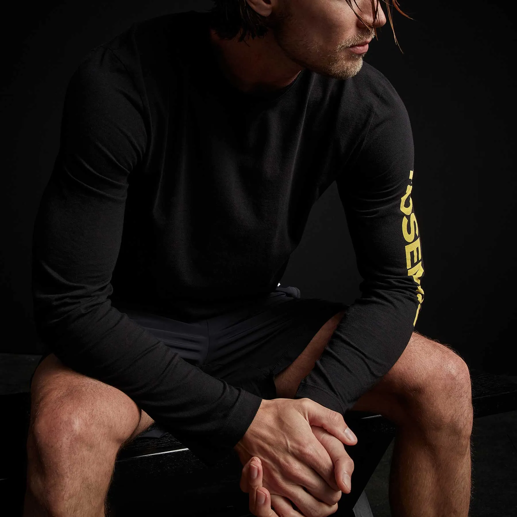 Y/OSEMITE Long Sleeve Crew Neck - Black sold by James Perse product image thumbnail 3