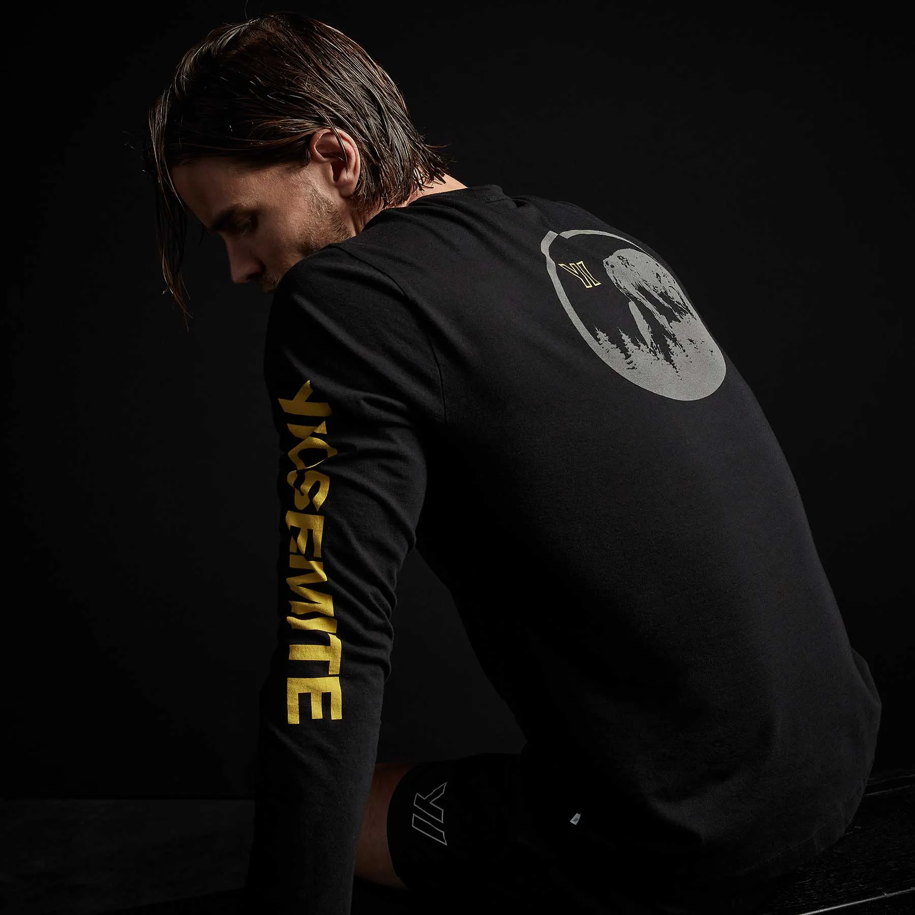 Y/OSEMITE Long Sleeve Crew Neck - Black sold by James Perse product image thumbnail 4