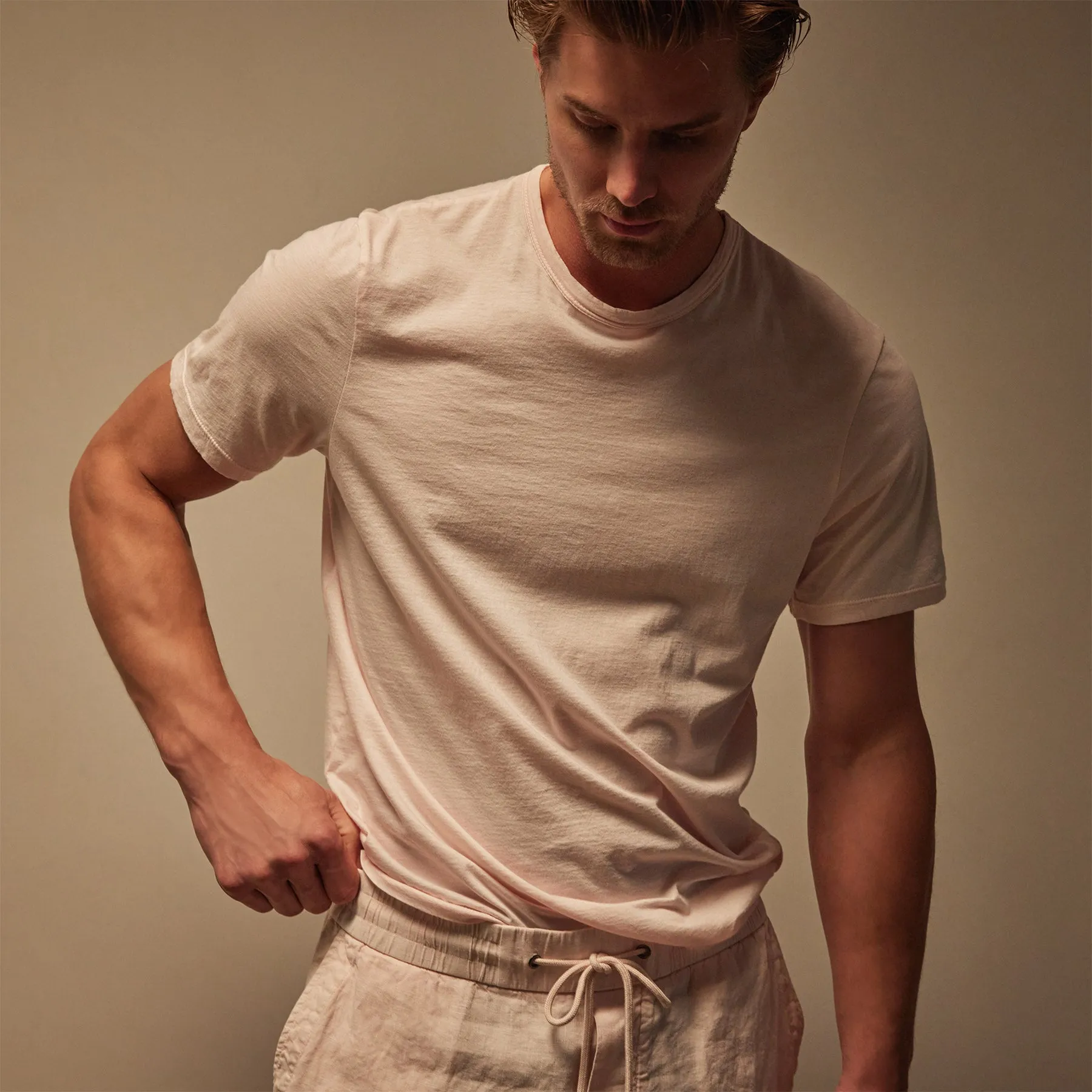 Luxe Lotus Jersey Tee - Zephyr sold by James Perse product image thumbnail 2