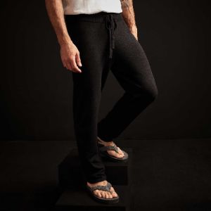 Recycled Cashmere Sweatpant - Black sold by James Perse