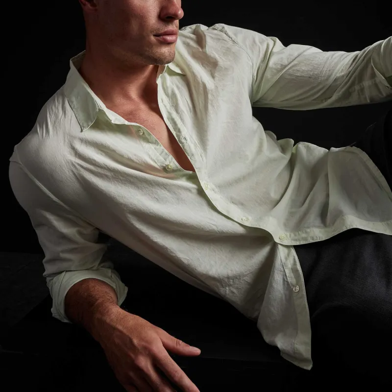 Standard Shirt - Celery Pigment sold by James Perse