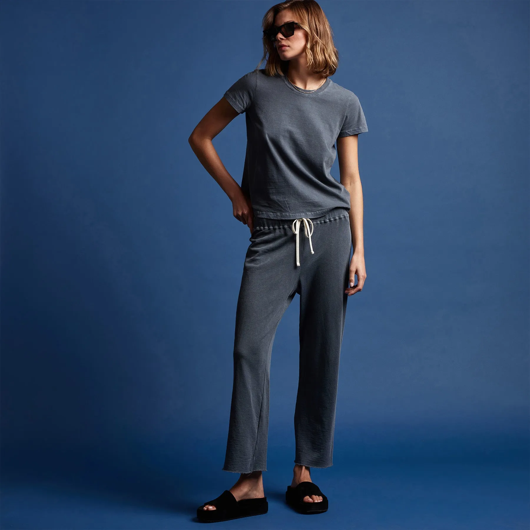 Vintage French Terry Cutoff Sweatpant - Maine Pigment sold by James Perse product image thumbnail 2