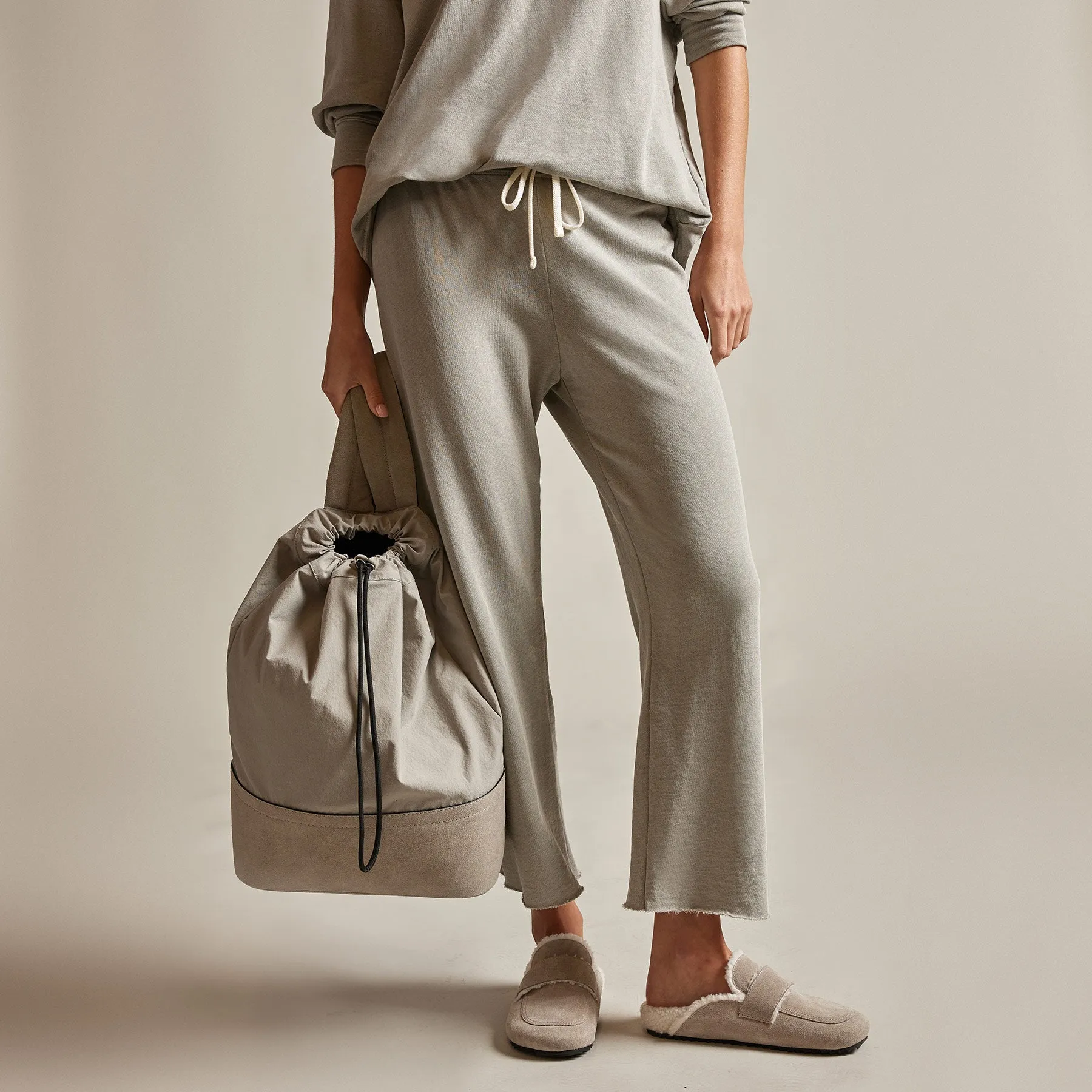 Vintage French Terry Cutoff Sweatpant - Dapple Pigment sold by James Perse product image thumbnail 2