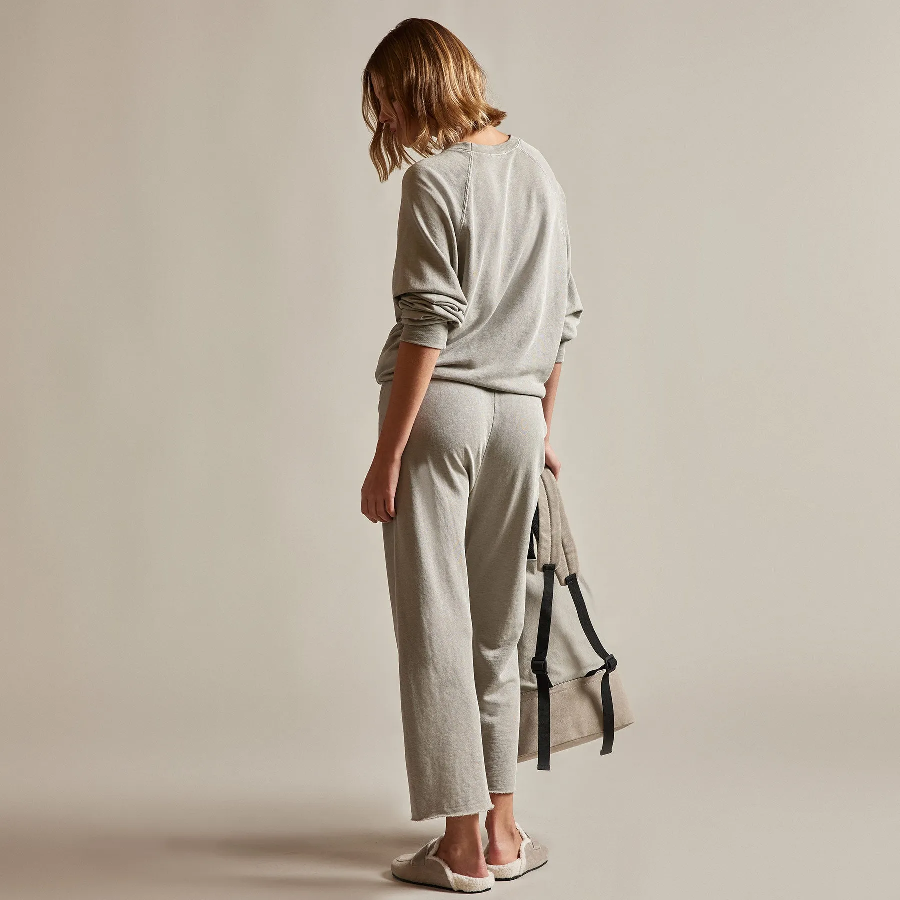 Vintage French Terry Cutoff Sweatpant - Dapple Pigment sold by James Perse product image thumbnail 4