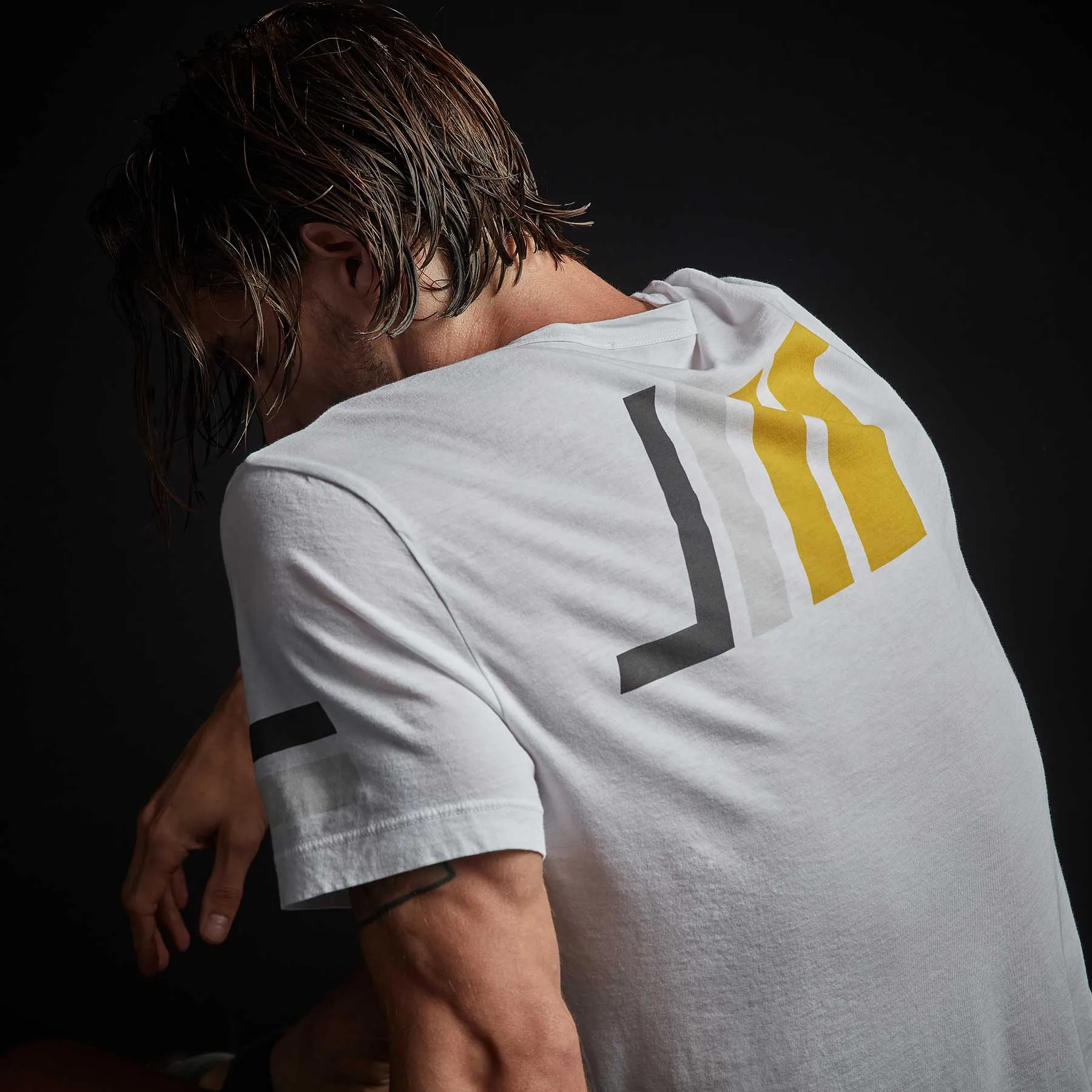 Short Sleeve Graphic Crew Neck - White sold by James Perse product image thumbnail 5