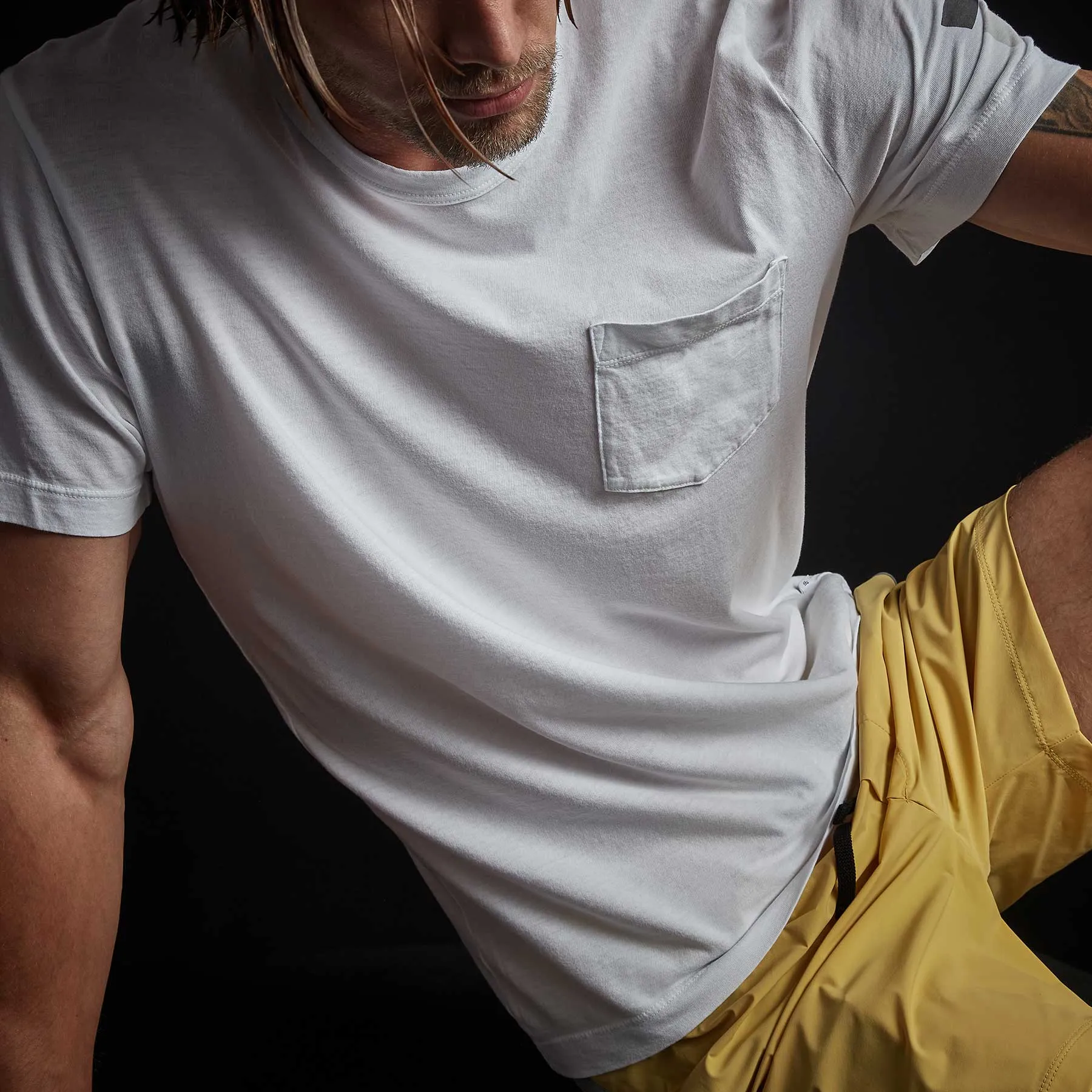 Short Sleeve Graphic Crew Neck - White sold by James Perse product image thumbnail 2