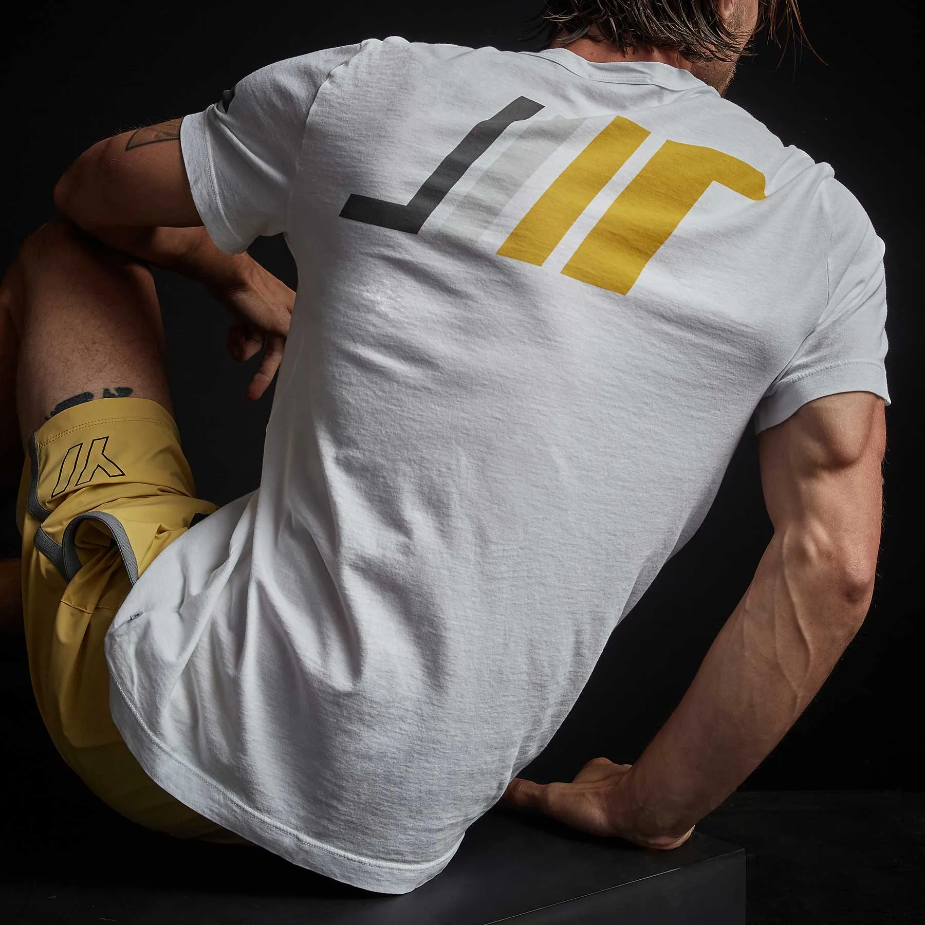 Short Sleeve Graphic Crew Neck - White sold by James Perse product image thumbnail 4