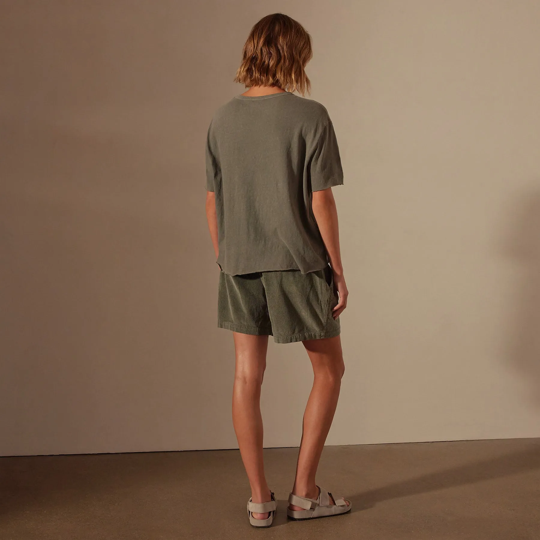 Slub Jersey Boxy Tee - Palm Pigment sold by James Perse product image thumbnail 4