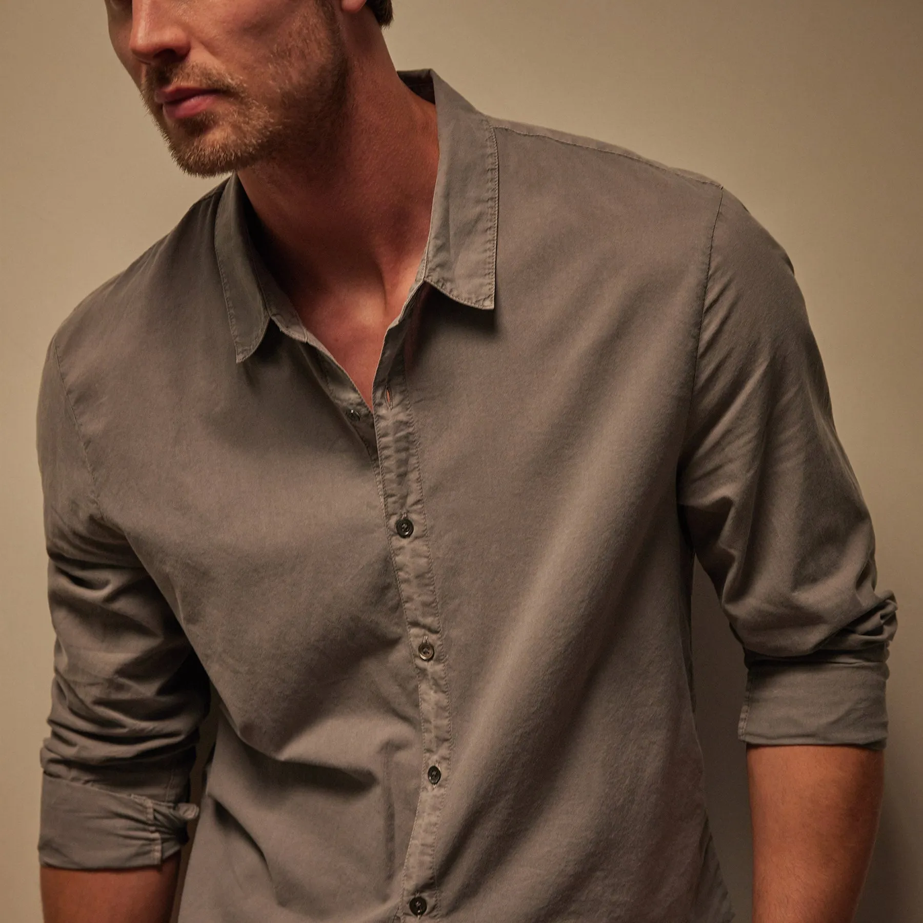 Standard Shirt - Silver Grey Pigment sold by James Perse product image thumbnail 2