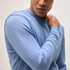 Soft Featherweight Cashmere Crew - Coast sold by James Perse