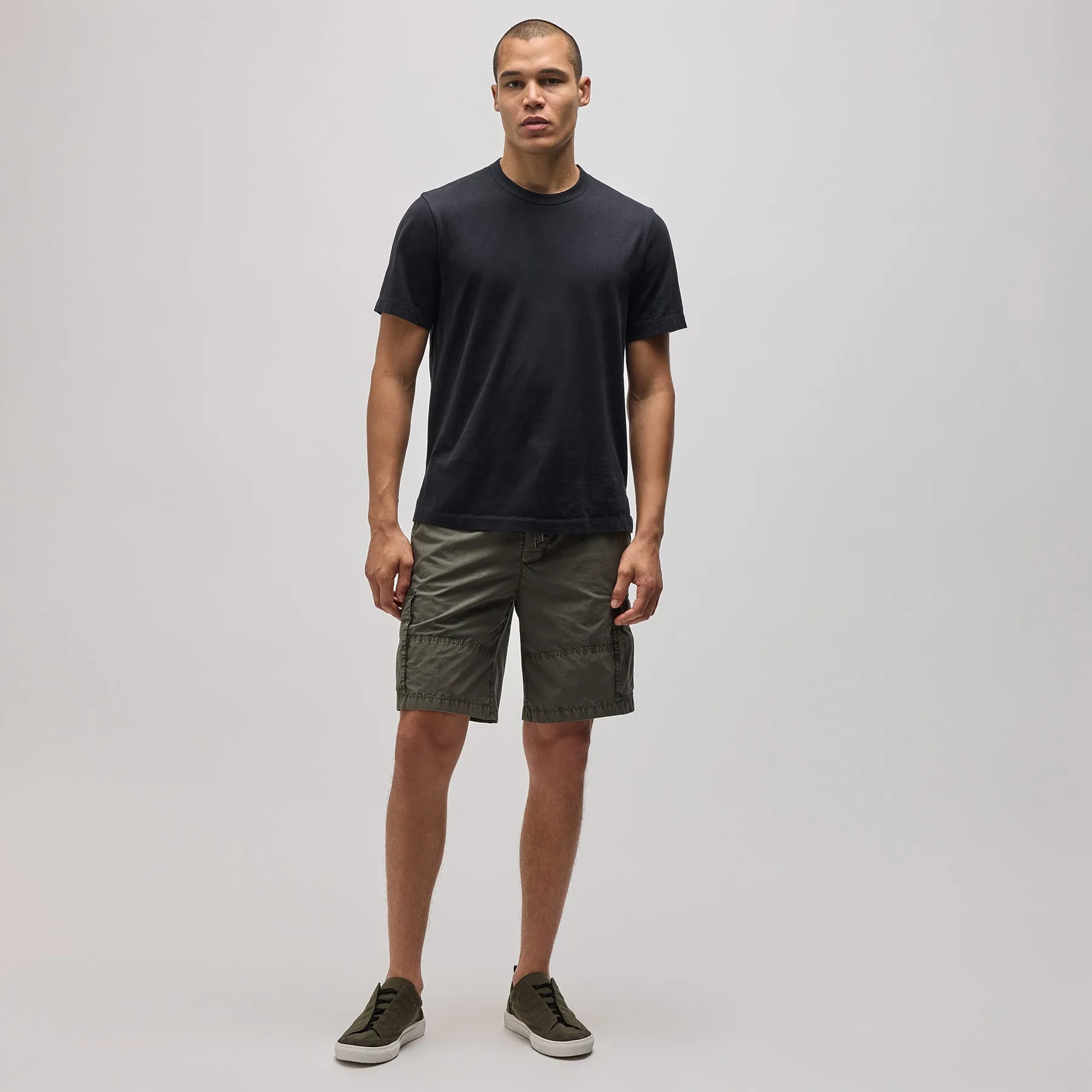 Heavy Luxe Jersey Crew - Black sold by James Perse product image thumbnail 3