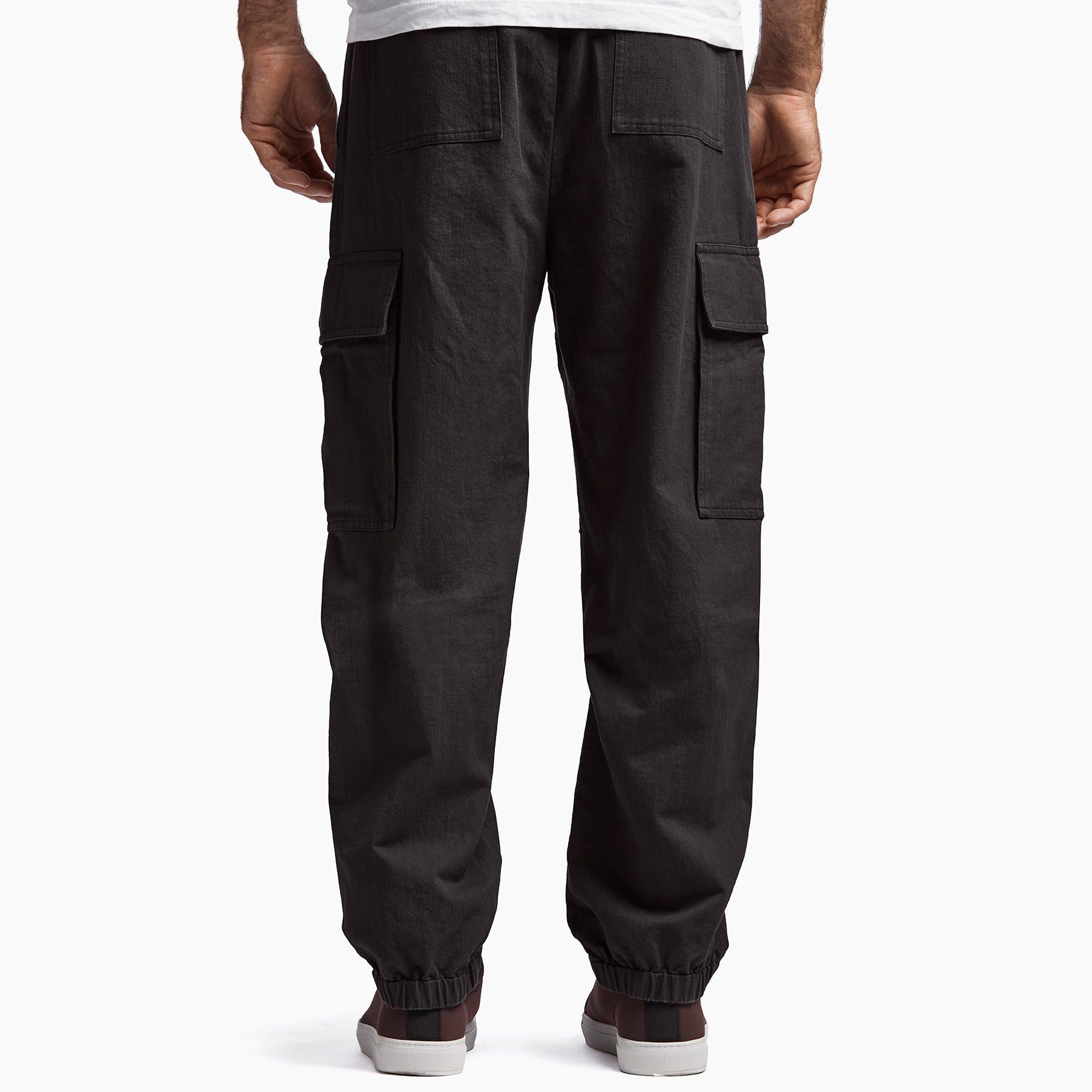 Vintage Cotton Twill Cargo Pant - Carbon sold by James Perse product image thumbnail 3